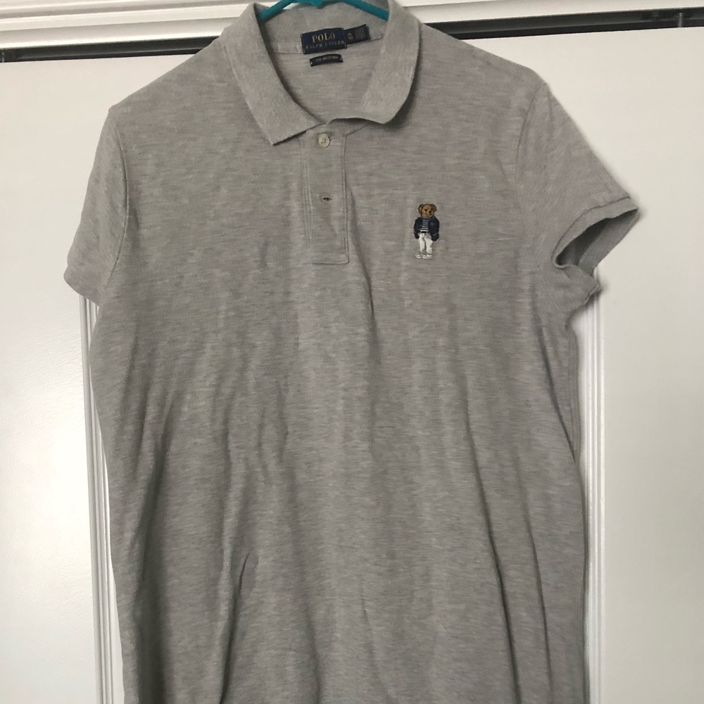 Polo Cotton Mesh Mini Dress